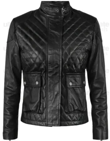 Edge of Tomorrow Emily Blunt (Rita) Leather Jacket