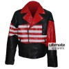 American Flag Men's Motorcycle Leather Jacket