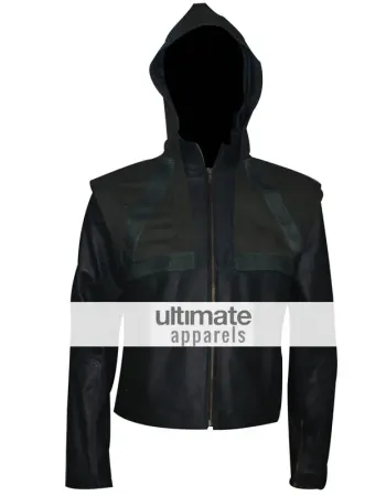 Arrow Oliver Queen (Stephen Amell) Hooded Costume Jacket