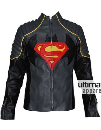 Batman Vs Superman Black Leather Jacket