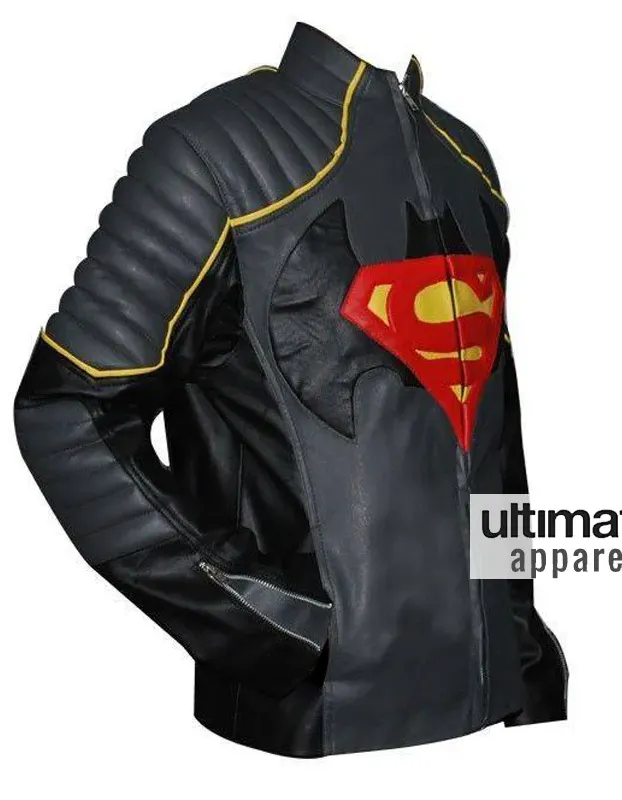 Batman Vs Superman Black Leather Jacket
