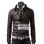 Button Pocket Dark Brown Leather Jacket