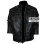 Cafe Racer Men's Black Distressed Motorcycle Jacket