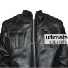 Cafe Racer Men's Black Distressed Motorcycle Jacket Cafe Racer Men's Black Distressed Motorcycle Jacket