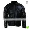 WWE Y2J Chris Jericho Light Up Black Leather Jacket