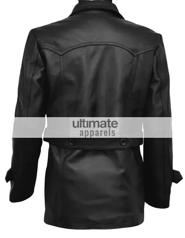 Doctor Who Christopher Eccleston Black Leather Jacket/Coat Doctor Who Christopher Eccleston Black Leather Jacket/Coat