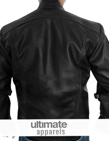 Peter Quill Chris Pratt Star-Lord Black Leather Jacket