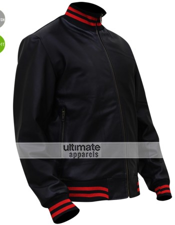 Gucci Eminem Not Afraid Leather Bomber Jacket 
