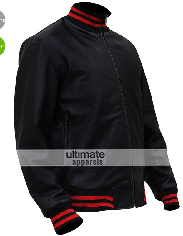 Gucci Eminem Not Afraid Leather Bomber Jacket 