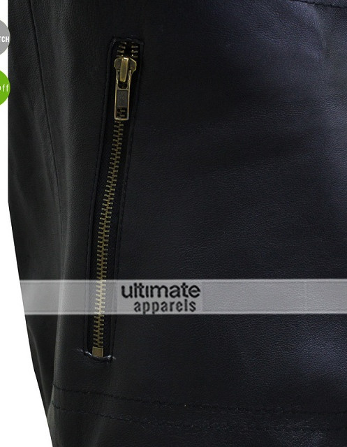 Gucci Eminem Not Afraid Leather Bomber Jacket 