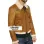 Designers Men Shearling Winter Tan Motorcycle Jacket