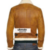 Designers Men Shearling Winter Tan Motorcycle Jacket Designers Men Shearling Winter Tan Motorcycle Jacket