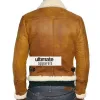 Designers Men Shearling Winter Tan Motorcycle Jacket Designers Men Shearling Winter Tan Motorcycle Jacket