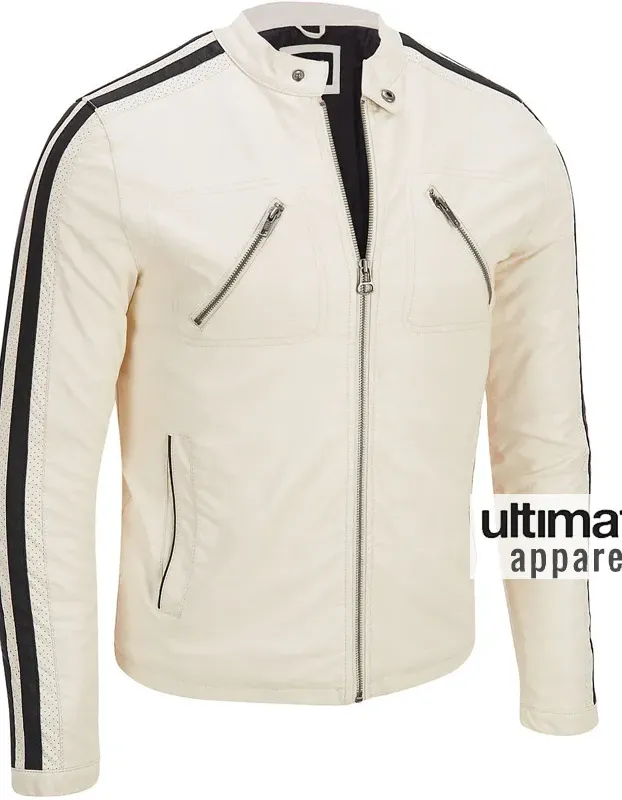 Need For Speed Aaron Paul (Tobey Marshall) White Jacket Need For Speed Aaron Paul (Tobey Marshall) White Jacket