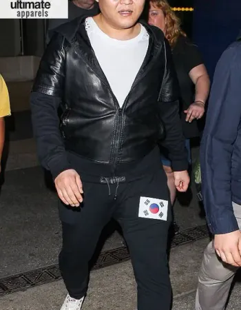 Psy Gangnam Style Star Black Hooded Jacket
