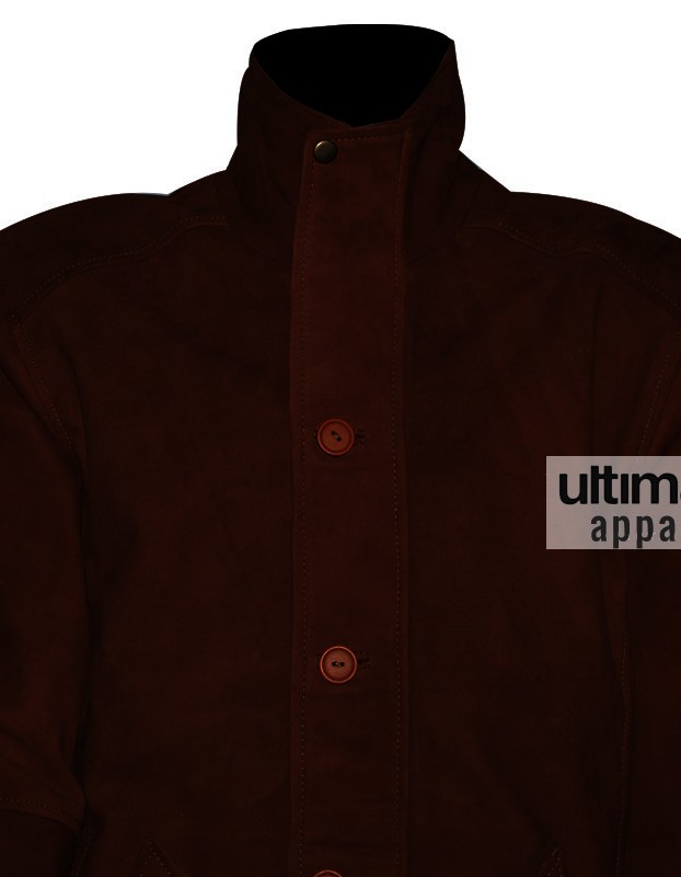 Sheriff Walt Longmire Brown Leather Coat Jacket Sheriff Walt Longmire Brown Leather Coat Jacket