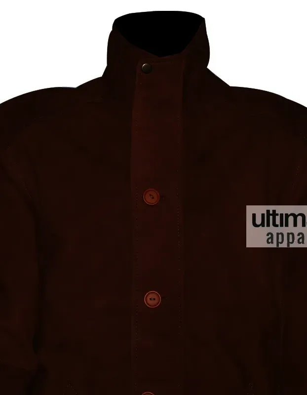 Sheriff Walt Longmire Brown Leather Coat Jacket