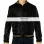 Spread Ashton Kutcher Nikki Black Bomber Jacket