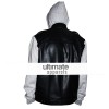 The OC Ryan Atwood Hooded Jersey Black Jacket The OC Ryan Atwood Hooded Jersey Black Jacket