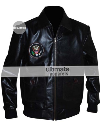 Vintage Air Force Dark Brown Bomber Flight Jacket