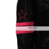 WWE Bret Hart Replica Hitman Black Jacket Pink Stripes