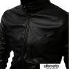 Black Biker Men Bomber Body Fitted Jacket Black Biker Men Bomber Body Fitted Jacket