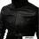 Black Biker Men Bomber Body Fitted Jacket