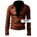 Slim Fit Button Pocket Light Brown Jacket For Men Sale