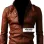 Slim Fit Button Pocket Light Brown Jacket For Men Sale