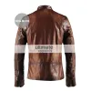 Cafe Racer Vintage Men's Brown Motorcycle Leather Jacket Cafe Racer Vintage Men's Brown Motorcycle Leather Jacket