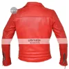 Classic Diamond Men's Red Armored Motorcycle Leather Jacket Classic Diamond Men's Red Armored Motorcycle Leather Jacket