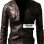 Zip Pocket Slim-fit Black Men Leather Jacket