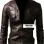 Zip Pocket Slim-fit Black Men Leather Jacket