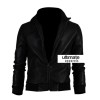 Slim Fit Men Black Bomber Leather Jacket Slim Fit Men Black Bomber Leather Jacket