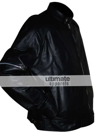 Z1r Marauder Motorcycle Black Leather Jacket