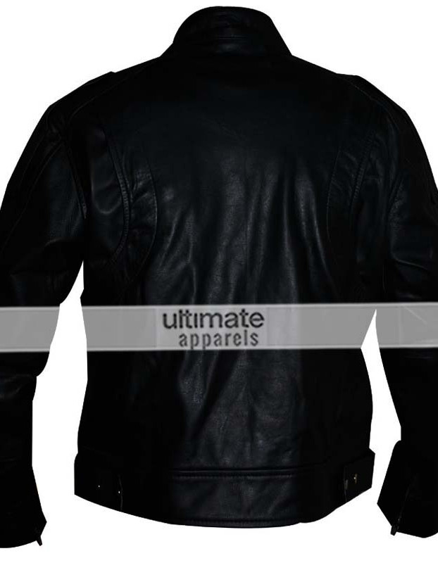 Z1r Marauder Motorcycle Black Leather Jacket