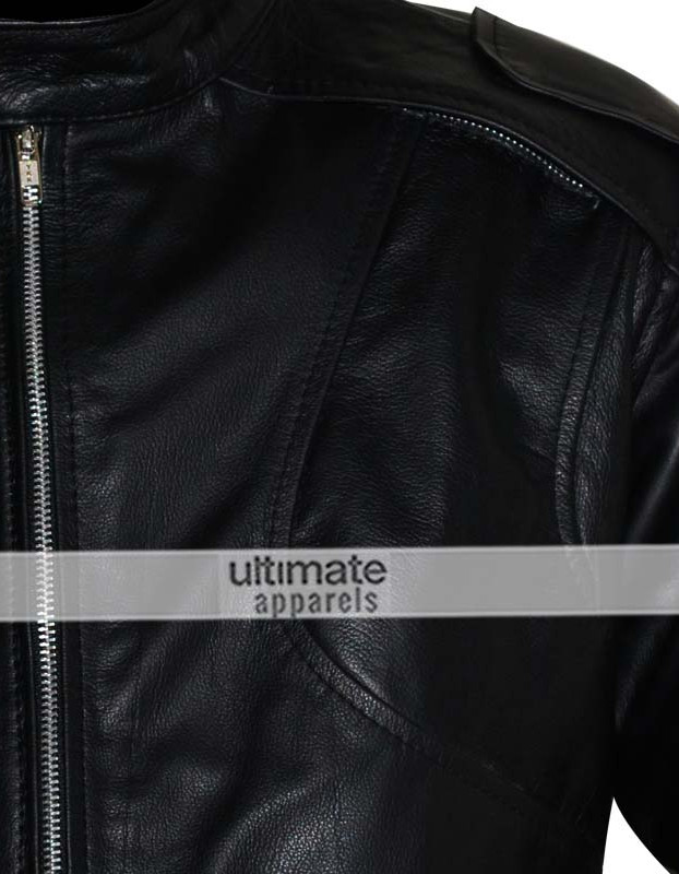 Z1r Marauder Motorcycle Black Leather Jacket