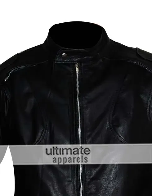 Z1r Marauder Motorcycle Black Leather Jacket