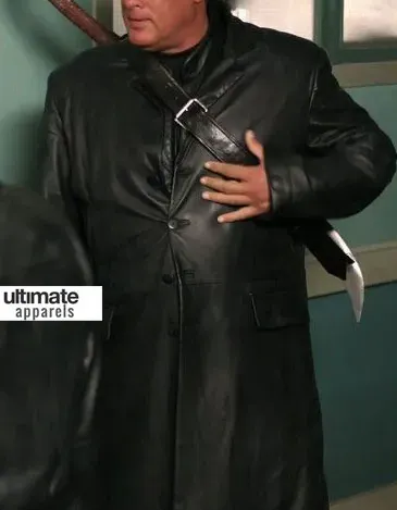 Against the Dark Steven Seagal (Tao) Black Trench Coat Against the Dark Steven Seagal (Tao) Black Trench Coat