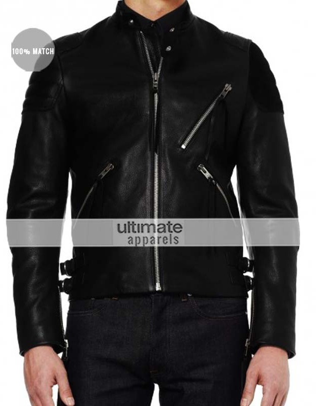 TRUE BLOOD Alexander Skarsgard Acne Oliver Biker Jacket