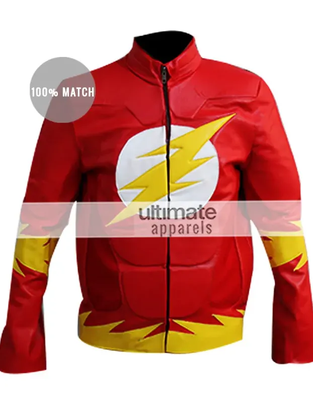 Flash DC Comics Cosplay Inspired Red Jacket Costume Flash DC Comics Cosplay Inspired Red Jacket Costume