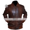 Happy Days Fonzie Brown Bomber Leather Jacket