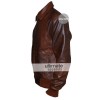 Happy Days Fonzie Brown Bomber Leather Jacket