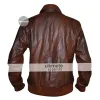 Happy Days Fonzie Brown Bomber Leather Jacket