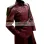 Starlord 2015 Cosplay Costume Faux Trench Maroon Coat