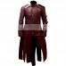 Starlord 2015 Cosplay Costume Faux Trench Maroon Coat