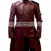 Starlord 2015 Cosplay Costume Faux Trench Maroon Coat
