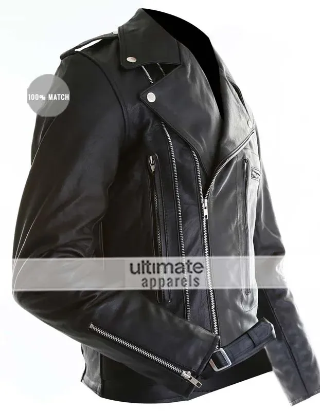 Terminator 2 Arnold Schwarzenegger Black Replica Jacket