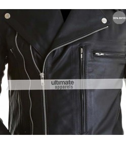 Terminator 2 Arnold Schwarzenegger Black Replica Jacket