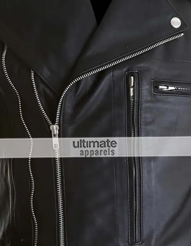 Terminator 2 Arnold Schwarzenegger Black Replica Jacket